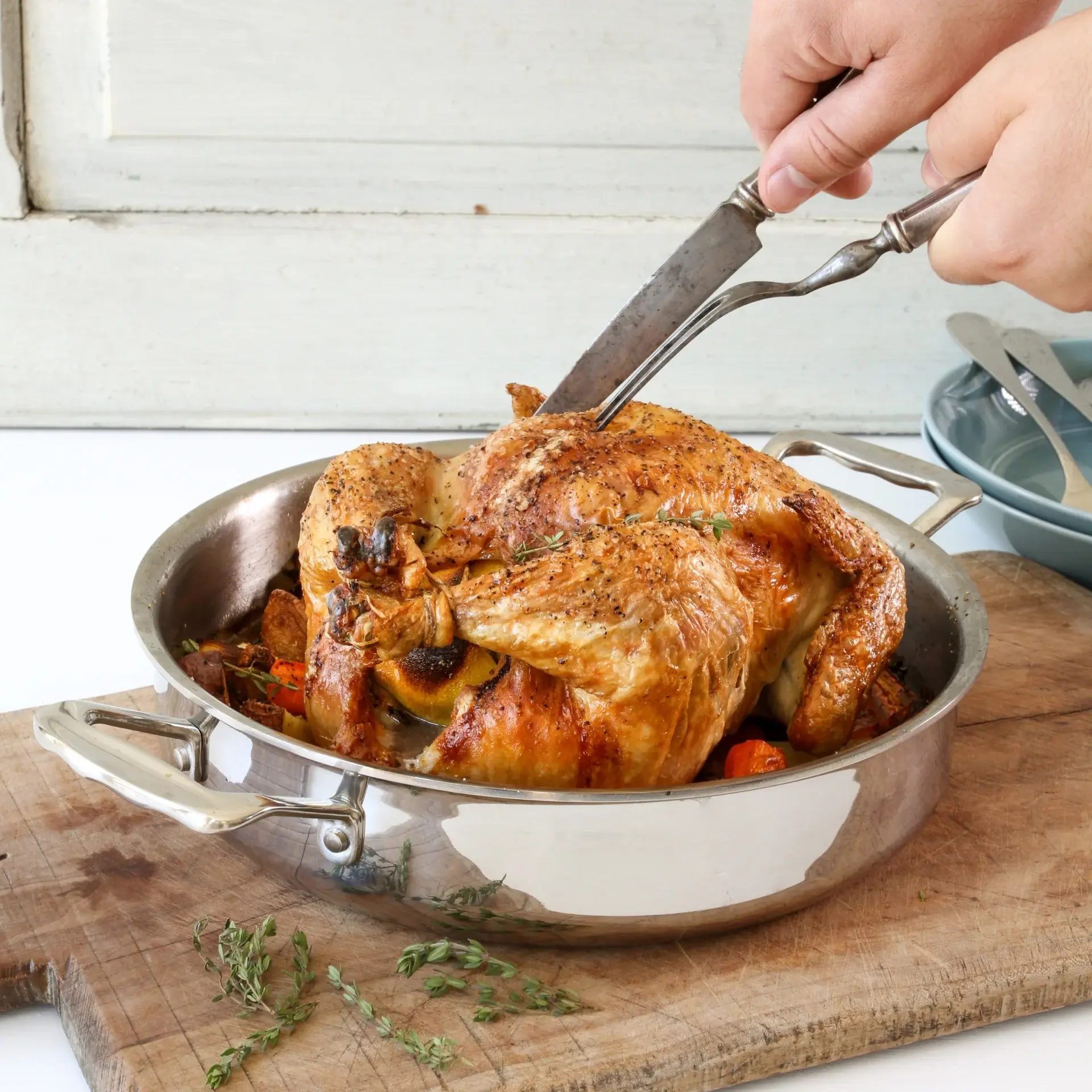 3-in-1 Roasting Pan with Handles - Image 12