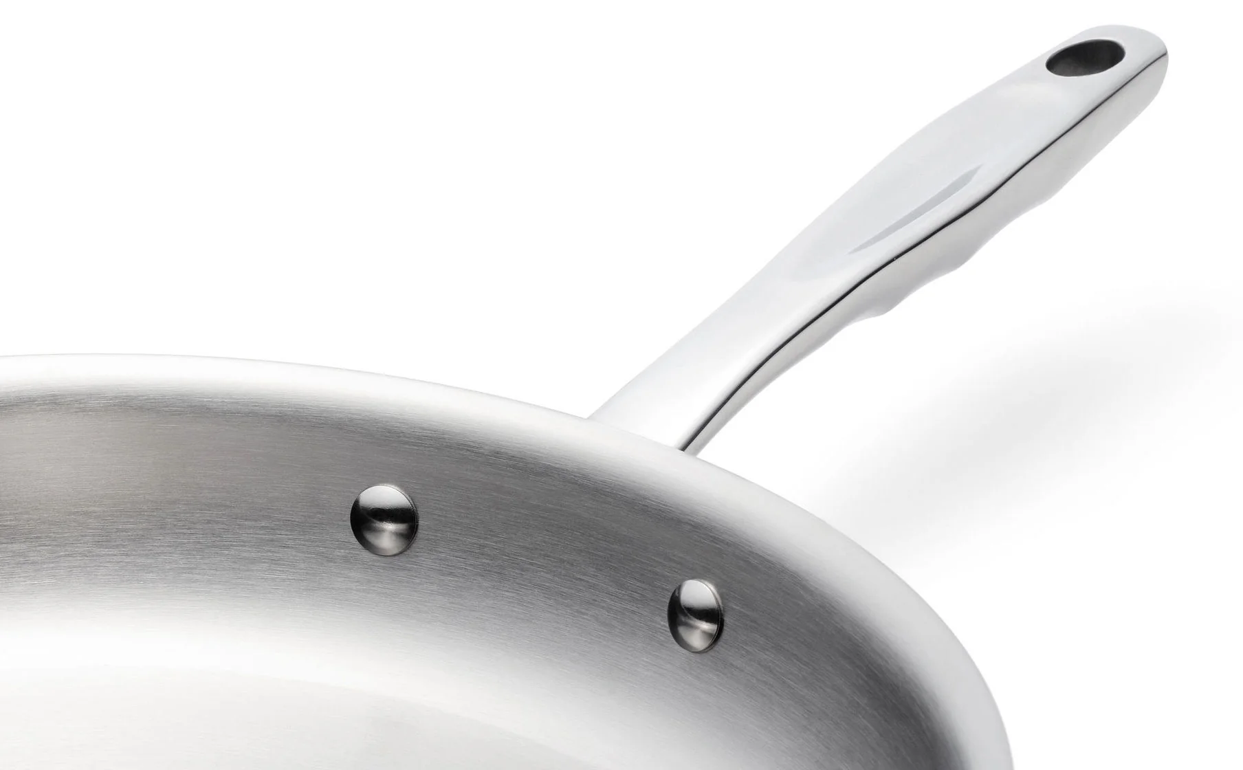 8.5 Inch Stainless Steel  Fry Pan - Image 3