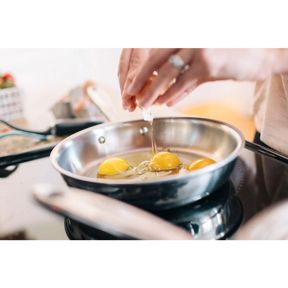 8.5 Inch Stainless Steel  Fry Pan - Image 6